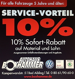 Service Vorteil 10%